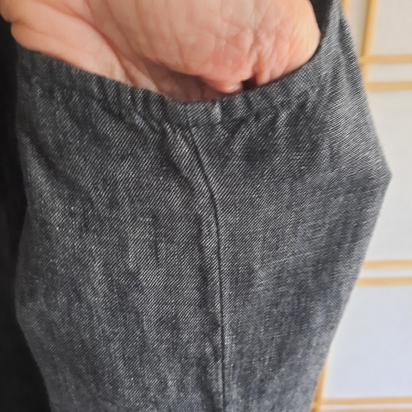 Eileen Fisher Delave' Linen Dress Size M - Picture 10 of 13